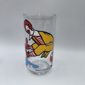 McDonald's 1977 Action Series 5.5" Glass Ronald - Filet O Fish Lake -Vintage